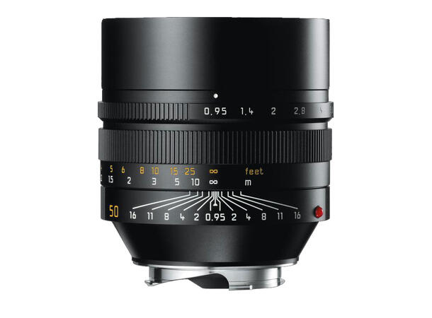 Leica Noctilux-M 50mm f/0.95 ASPH, Svart Filterfatning E60 